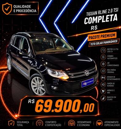 VOLKSWAGEN TIGUAN 2.0 TSI R-LINE 16V TURBO GASOLINA 4P TIPTRONIC VOLKSWAGEN TIGUAN 2.0 TSI R-LINE 16V TURBO GASOLINA 4P TIPTRONIC